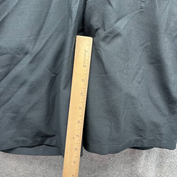 Nike Shorts Men Large Adult Black Chino Flat Front Dri Fit Athletic Swoosh Golf - Picture 8 of 13